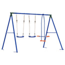 vidaXL Kültéri Hinta Szett Sokszínű 263 x 185 x 185 cm Acél és PE