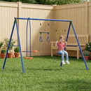 vidaXL Kültéri Hinta Szett Sokszínű 263 x 185 x 185 cm Acél és PE