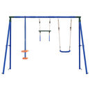 vidaXL Kültéri Hinta Szett Sokszínű 263 x 185 x 185 cm Acél és PE