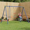 vidaXL Kültéri Hinta Szett Sokszínű 263 x 185 x 185 cm Acél és PE