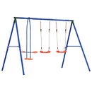 vidaXL Kültéri Hinta Szett Sokszínű 263 x 185 x 185 cm Acél és PE