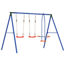 vidaXL Kültéri Hinta Szett Sokszínű 263 x 185 x 185 cm Acél és PE
