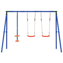vidaXL Kültéri Hinta Szett Sokszínű 263 x 185 x 185 cm Acél és PE