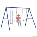 vidaXL Kültéri Hinta Szett Sokszínű 263 x 185 x 185 cm Acél és PE