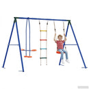 vidaXL Kültéri Hinta Szett Sokszínű 263 x 185 x 185 cm Acél és PE