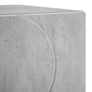 vidaXL Éjjeliszekrény Betonszürke 33,5 x 34,5 x 50 cm Szerelt Fa