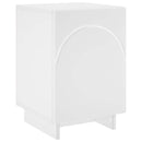 vidaXL Éjjeliszekrény Fehér 33,5 x 34,5 x 50 cm Szerelt Fa
