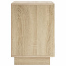 vidaXL Éjjeliszekrény Sonoma Tölgy 33,5 x 34,5 x 50 cm Szerelt Fa