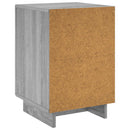 vidaXL Éjjeliszekrény 2 pcs Szürke Sonoma 33,5 x 34,5 x 50 cm