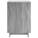vidaXL Éjjeliszekrény 2 pcs Szürke Sonoma 33,5 x 34,5 x 50 cm