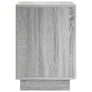 vidaXL Éjjeliszekrény 2 pcs Szürke Sonoma 33,5 x 34,5 x 50 cm