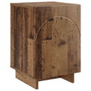 vidaXL Éjjeliszekrény Antik Fa 33,5 x 34,5 x 50 cm Szerelt Fa