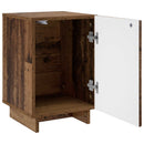 vidaXL Éjjeliszekrény Antik Fa 33,5 x 34,5 x 50 cm Szerelt Fa
