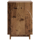 vidaXL Éjjeliszekrény Antik Fa 33,5 x 34,5 x 50 cm Szerelt Fa