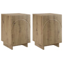 vidaXL Éjjeliszekrény 2 pcs Kézműves Tölgy 33,5 x 34,5 x 50 cm