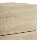 vidaXL Éjjeliszekrény 2 pcs Sonoma Tölgy 33,5 x 34,5 x 60 cm
