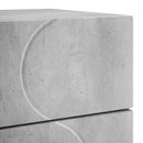 vidaXL Éjjeliszekrény 2 pcs Betonszürke 33,5 x 34,5 x 60 cm Szerelt Fa