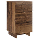 vidaXL Éjjeliszekrény Antik Fa 33,5 x 34,5 x 60 cm Szerelt Fa