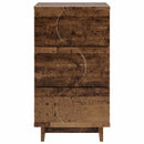 vidaXL Éjjeliszekrény 2 pcs Antik Fa 33,5 x 34,5 x 60 cm Szerelt Fa