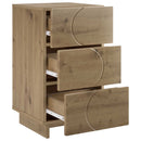 vidaXL Éjjeliszekrény 2 pcs Kézműves Tölgy 33,5 x 34,5 x 60 cm