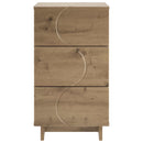 vidaXL Éjjeliszekrény 2 pcs Kézműves Tölgy 33,5 x 34,5 x 60 cm