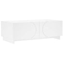 vidaXL Dohányzóasztal Fehér 102 x 50,5 x 35 cm Bútorlap