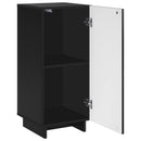 vidaXL Tálalószekrény Fekete 33.5 x 34.5 x 75 cm Szerelt Fa