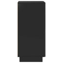 vidaXL Tálalószekrény Fekete 33.5 x 34.5 x 75 cm Szerelt Fa