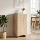 vidaXL Tálalószekrény Sonoma Tölgy 33.5 x 34.5 x 75 cm Szerelt Fa