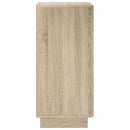 vidaXL Tálalószekrény Sonoma Tölgy 33.5 x 34.5 x 75 cm Szerelt Fa