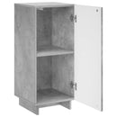 vidaXL Tálalószekrény Betonszürke 33.5 x 34.5 x 75 cm Szerelt Fa
