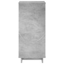 vidaXL Tálalószekrény Betonszürke 33.5 x 34.5 x 75 cm Szerelt Fa