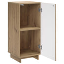 vidaXL Tálalószekrény Kézműves Tölgy 33.5 x 34.5 x 75 cm Szerelt Fa