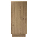 vidaXL Tálalószekrény Kézműves Tölgy 33.5 x 34.5 x 75 cm Szerelt Fa