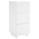 vidaXL Tálalószekrény Fehér 33,5 x 34,5 x 75 cm Szerelt Fa