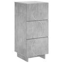 vidaXL Tálalószekrény Betonszürke 33,5 x 34,5 x 75 cm Szerelt Fa