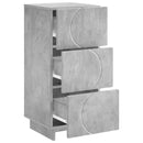 vidaXL Tálalószekrény Betonszürke 33,5 x 34,5 x 75 cm Szerelt Fa