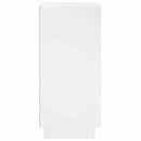 vidaXL Tálalószekrény Magasfényű Fehér 33,5 x 34,5 x 75 cm Szerelt Fa