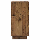 vidaXL Tálalószekrény Antik Fa 33,5 x 34,5 x 75 cm Szerelt Fa