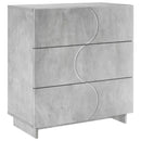 vidaXL Tálalószekrény Betonszürke 70 x 38 x 75 cm Szerelt Fa