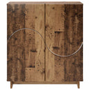 vidaXL Tálalószekrény Antik Fa 67 x 34,5 x 75 cm Szerelt fa