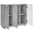 vidaXL Tálalószekrény Betonszürke 85,5 x 31 x 75 cm Szerelt Fa