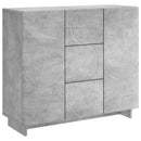 vidaXL Széf Betonszürke 85,5 x 31 x 75 cm Szerelt Fa