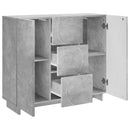 vidaXL Széf Betonszürke 85,5 x 31 x 75 cm Szerelt Fa