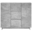 vidaXL Széf Betonszürke 85,5 x 31 x 75 cm Szerelt Fa
