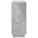 vidaXL Széf Betonszürke 85,5 x 31 x 75 cm Szerelt Fa