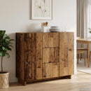 vidaXL Széf Antik Fa 85,5 x 31 x 75 cm Szerelt Fa