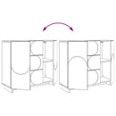 vidaXL Széf Antik Fa 85,5 x 31 x 75 cm Szerelt Fa