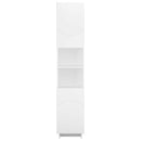 vidaXL Fürdőszobaszekrény Fehér 36,5 x 38 x 180 cm Szerelt Fa