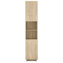 vidaXL Fürdőszobaszekrény Sonoma Tölgy 36,5 x 38 x 180 cm Szerelt Fa